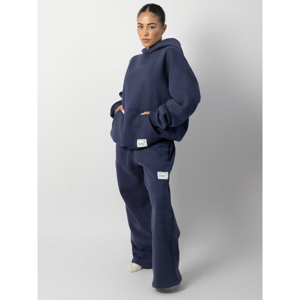 Comfrt Navy Hoodie & Sweats set  - Unisex